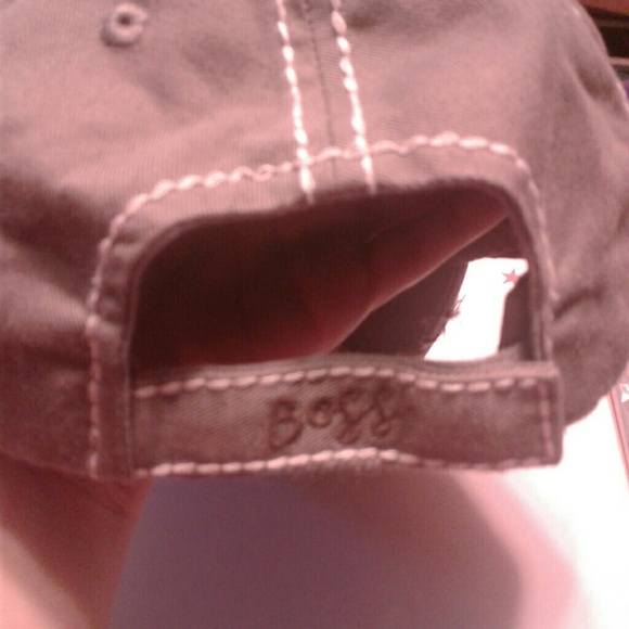 Wife Mom Boss Gray Distressed Hat New - Picture 2 of 2